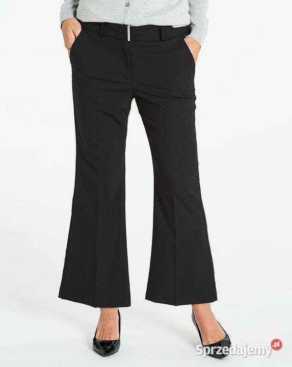 Spodnie damskie Tailored czarne 44 wysokiej damy czarny