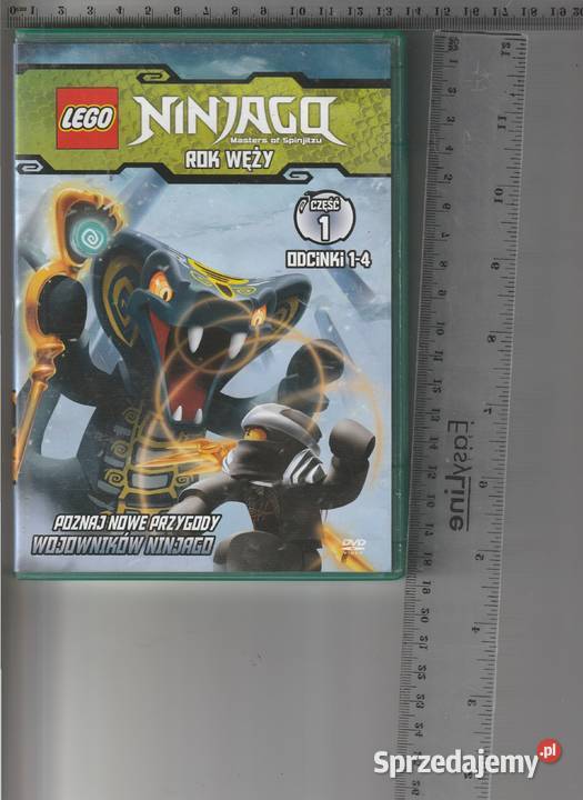LEGO Ninjago węży część 1odcinki 14 DVD dubbing Pruszków