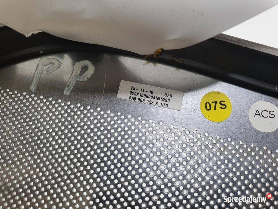 DEKOR LISTWA AUDI A8 D4 PRZED LIFT 4H0868152B osobowe Części samochodowe Lipno
