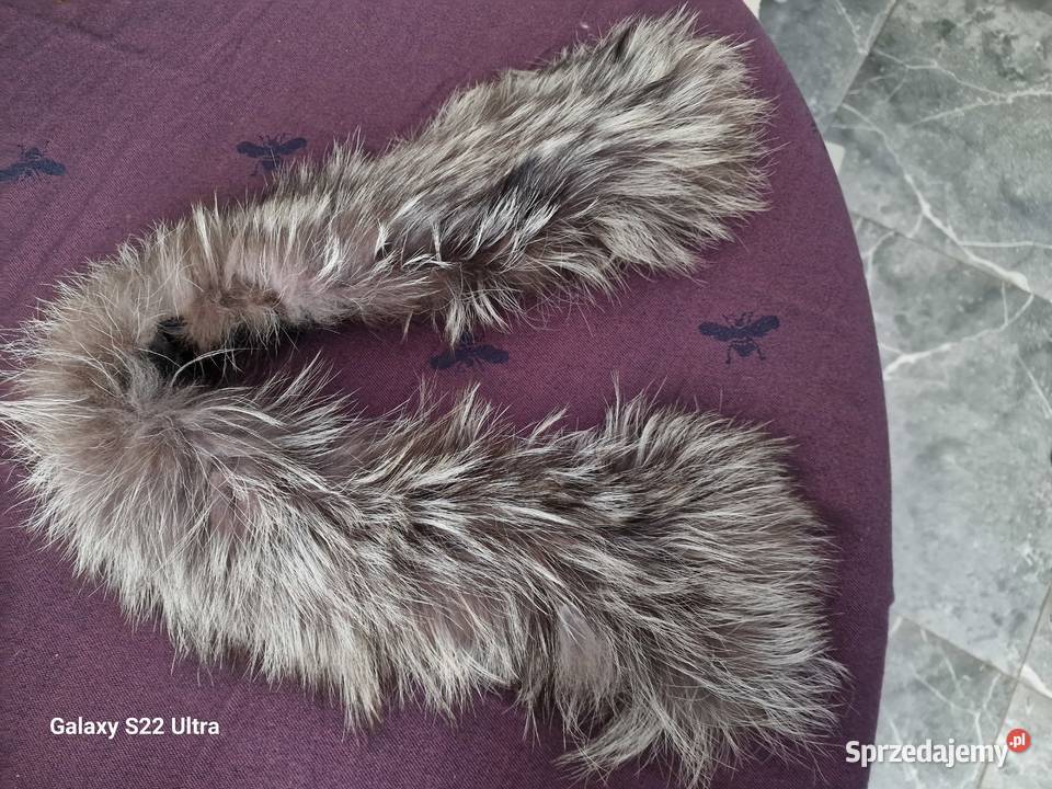 Kołnierz z naturalnego futra Ozdoby Skierniewice sprzedam