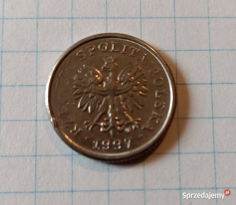 20 GROSZY 1997 POLSKA DESTRUKT ZAPCHANY STEMPEL Piszczac