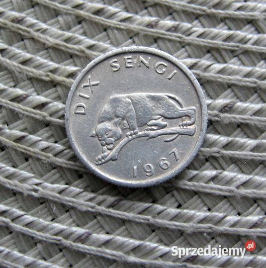 Kongo Zair 10 Sengi 1967r Numizmatyka Kalisz