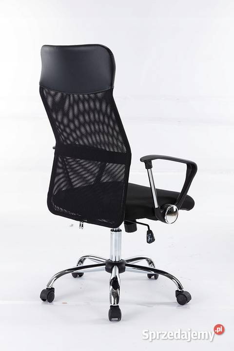 Fotel biurowy obrotowy krzesło z siatką ala MARKUS czarne