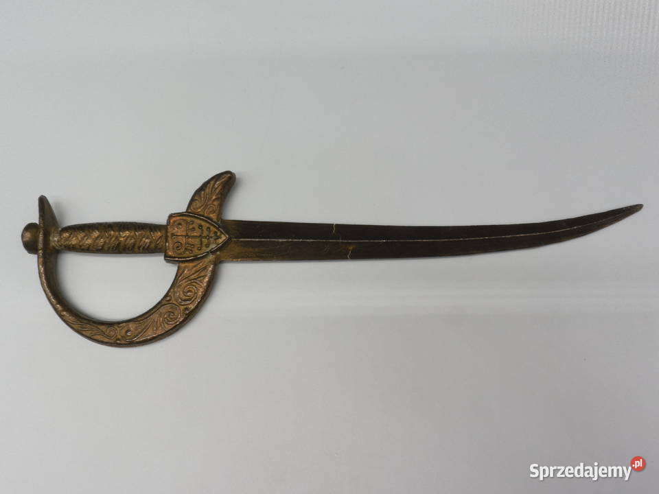 Mosiężny Nożyk do Listów Vintage Szabla Lata Raszków