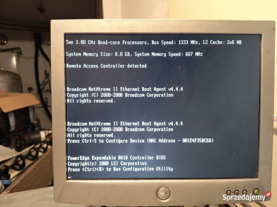 Serwer Dell PE2950 2x CPU 3GHz 16GB 2x psu iDrac Kraków