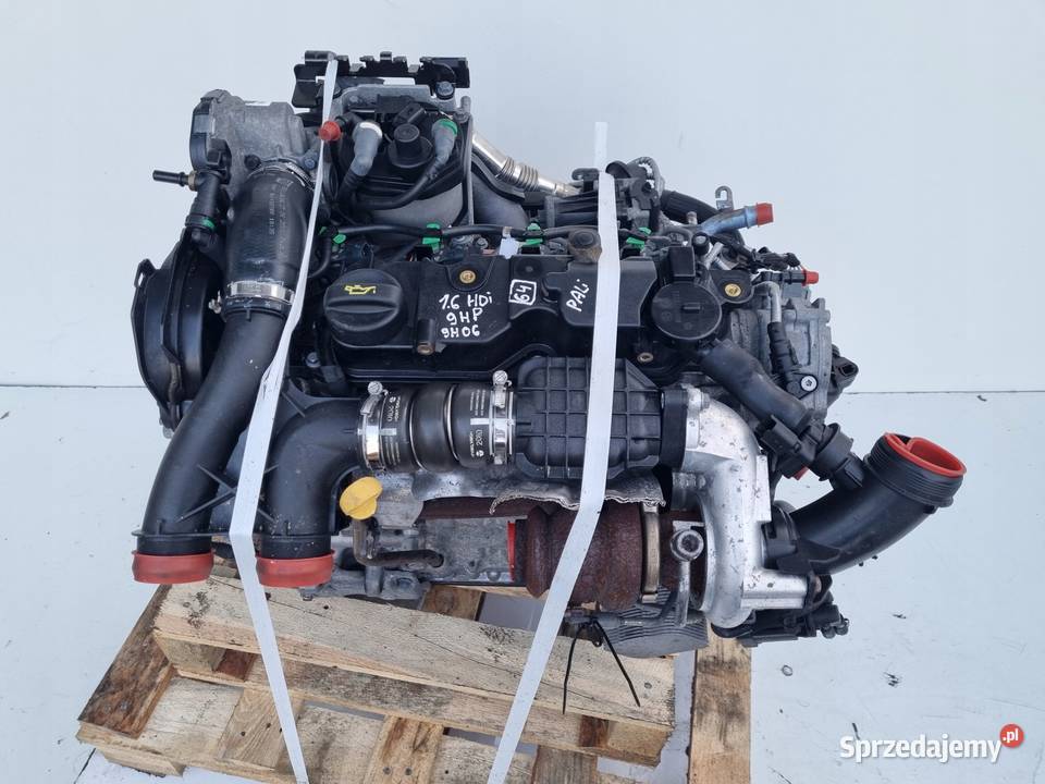 SILNIK KOMPLET Peugeot 207 16 HDI ładnie pali 92 lubelskie Janów
