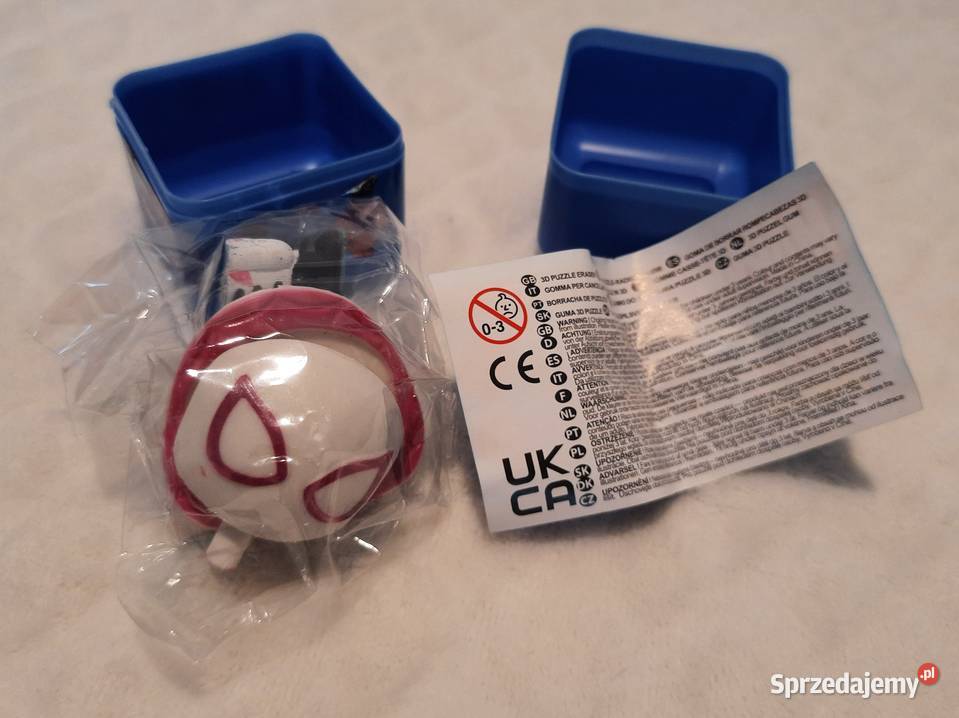 Spiderman Gumka Puzzle Palz Marvel Zabawka śląskie Czeladź