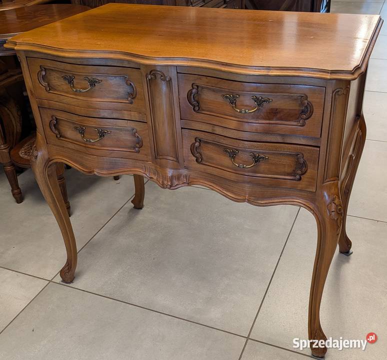 Piękna komoda ludwikowska orzechsklep Dąbrowa