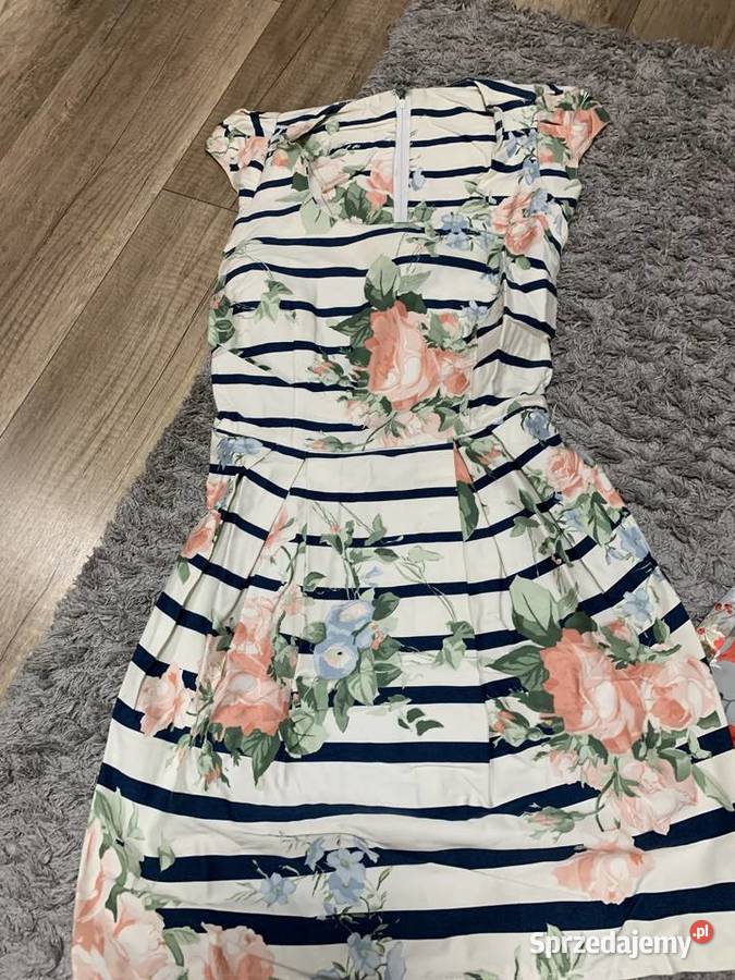 Sukienka w kwiaty 2 sztuki S 36 Chełm