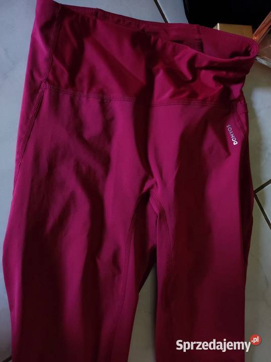 domyos leginsy sportowe damskie fitness na