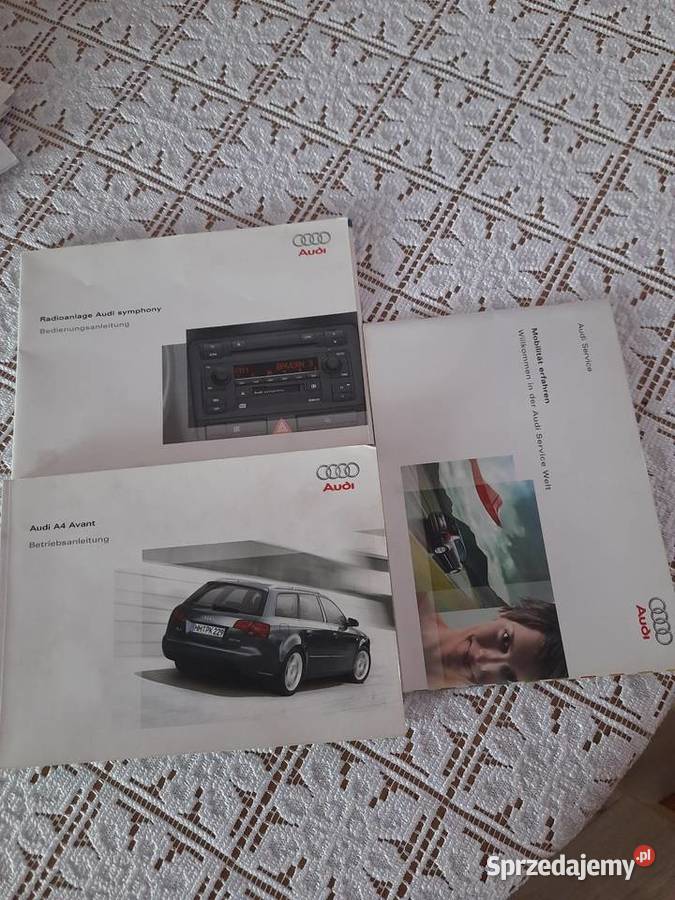 Sprzedam instrukcje audi a4 b7 śląskie Będzin