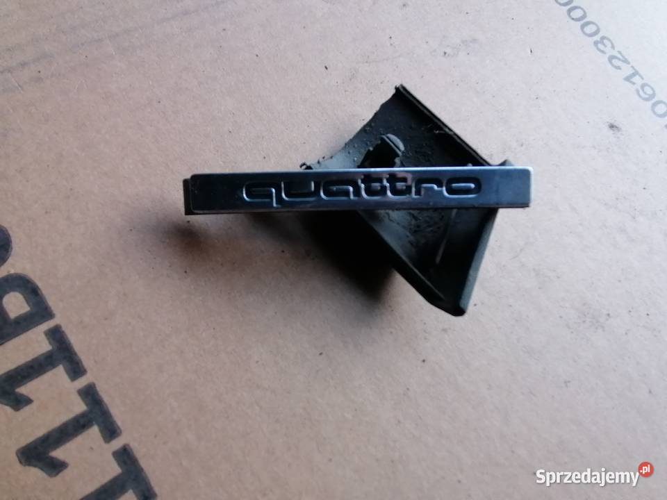 VW Audi znaczek QUATTRO w grill Przodkowo sprzedam
