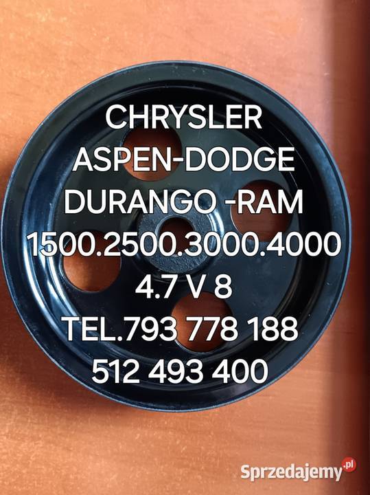 KOŁO PASOWE POMPY WSPOMAGANIA CHRYSLER Kawnice