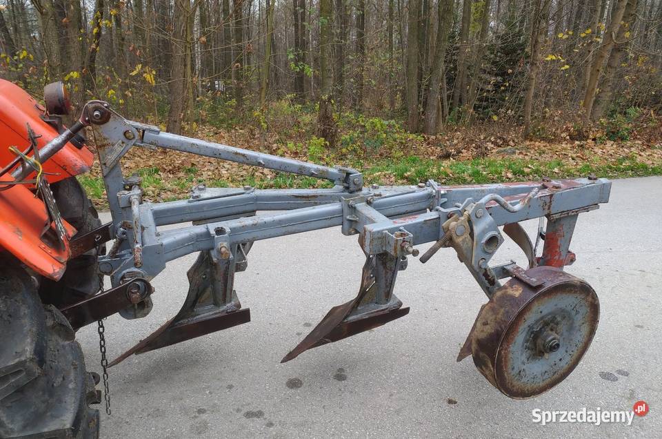 Pług Grudziądz 3skibowy 21 Oryginalna przystawka małopolskie Dąbrowa Tarnowska