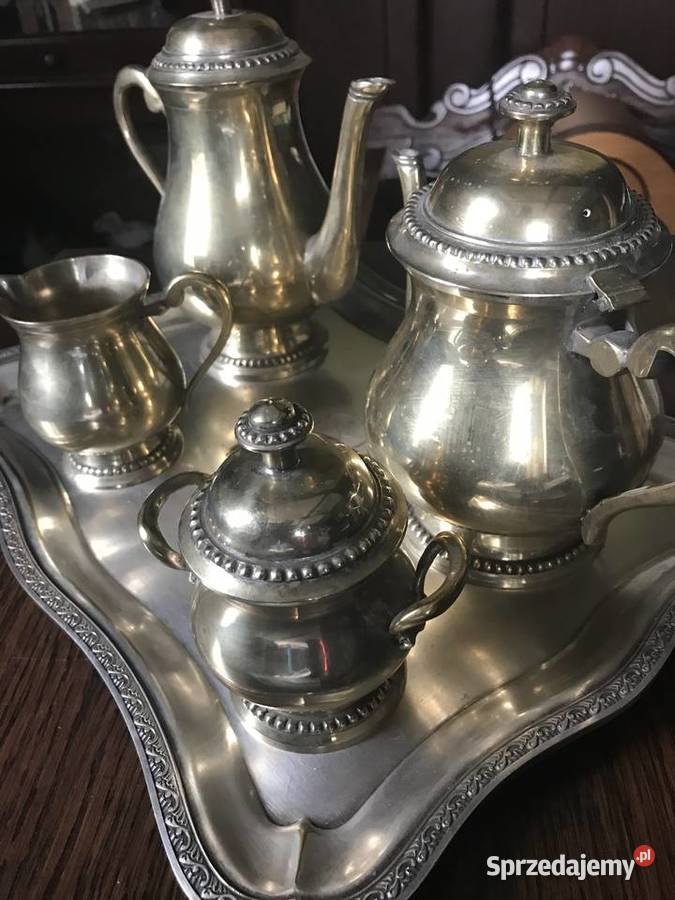 Stylowy komplet artdeco Antyczny zestaw kawowy Tarnów