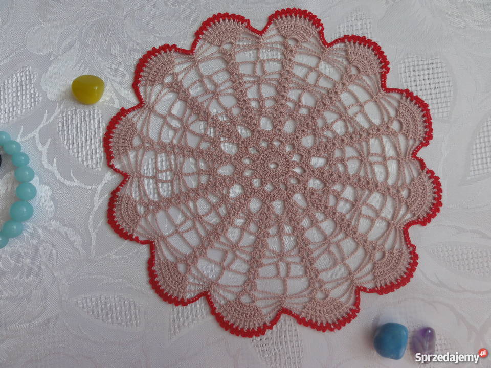 Kolorowe serwetki na szydełku Lublin sprzedam