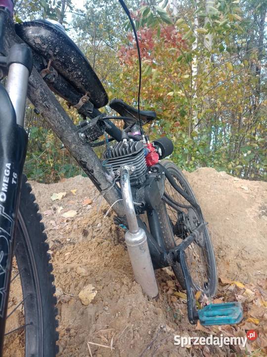 sprzedam rowerz z silnikem spalinowym 80cc nieuszkodzony Wola Rzędzińska