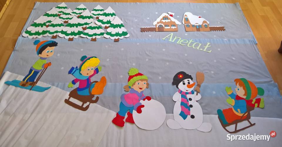 Dekoracje zimowe z brystolu 504102444 Garwolin