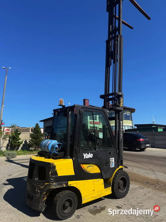 wózek widłowy YALE GLP30 3000 kabina TRIPLEX 59m gaz Działoszyn