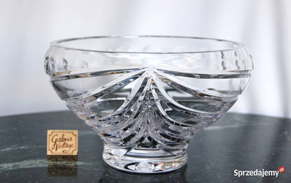 Miska salaterka owocarka kryształowa kryształ przezroczysty Lublin