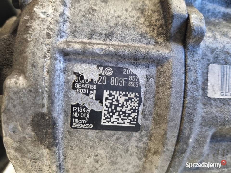 SPRĘŻARKA KLIMATYZACJI VW Golf VII 16 TDI Rudka