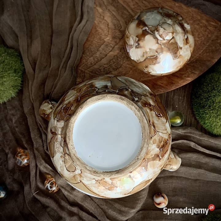 Dzbanek imbryk porcelana PRL 05 l Myszków