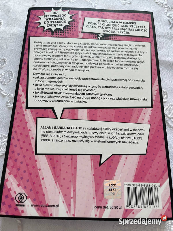 Książka Mowa ciała w miłości Bielsko-Biała