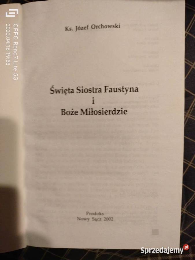 Książka Święta Siostra Faustyna i Boże Leszno