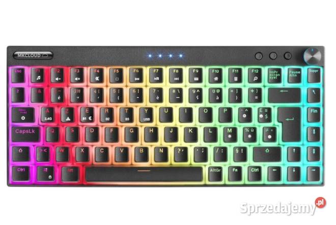 Klawiatura bezprzewodowa Mars Gaming MkCloud RGB Podwilk