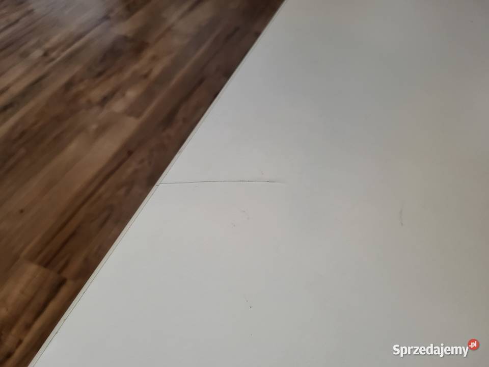 Biurko stalowe 160x80 z miejscem na przewody Poznań