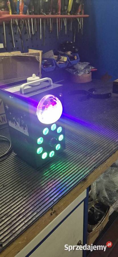 Wytwornica dymu led par kula 3w1 Konin