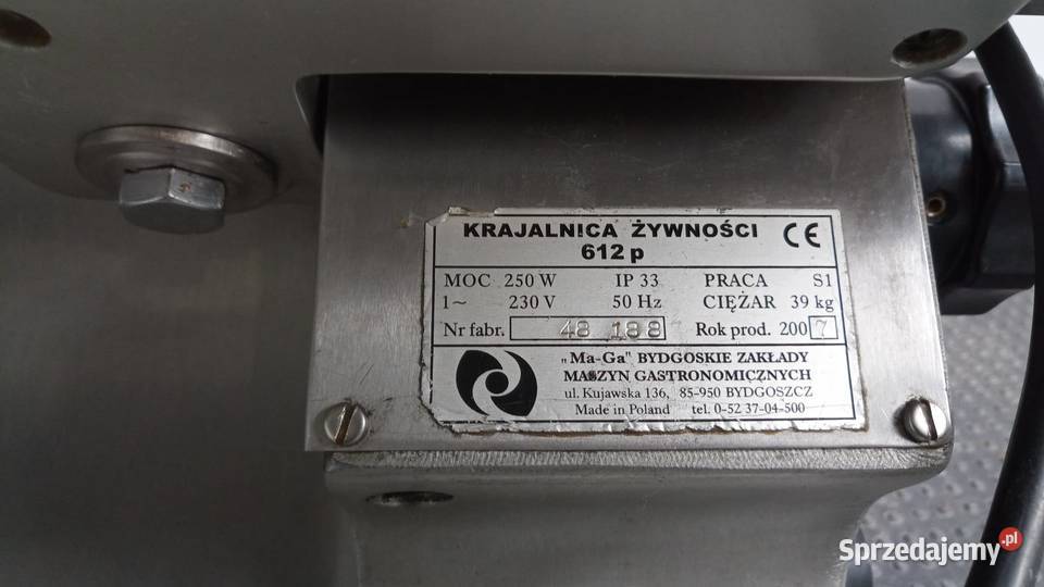 Krajalnica Maga 612p 2007 Wrocław