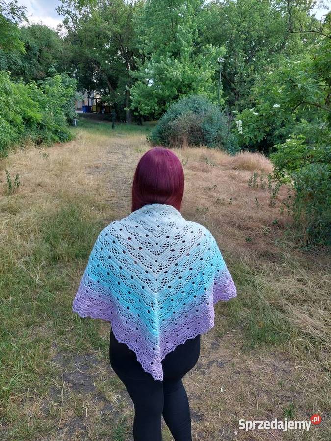 Chusta wykonana na szydełku RĘKODZIEŁO Rękodzieło Bydgoszcz