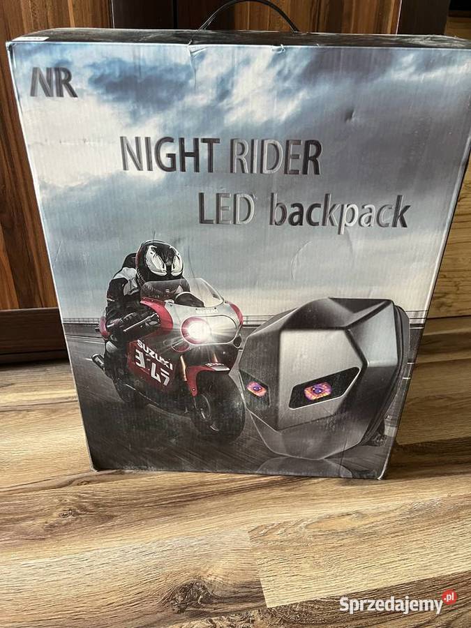 Plecak motocyklowy NIGHT RIDER Led Carbon Kielce