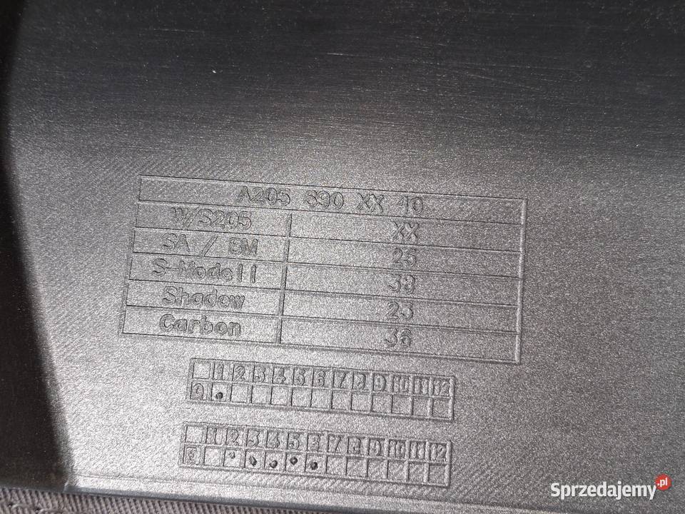 MERCEDES CKLASA W205 AMG LISTWA PROGOWA LEWA sprzedam