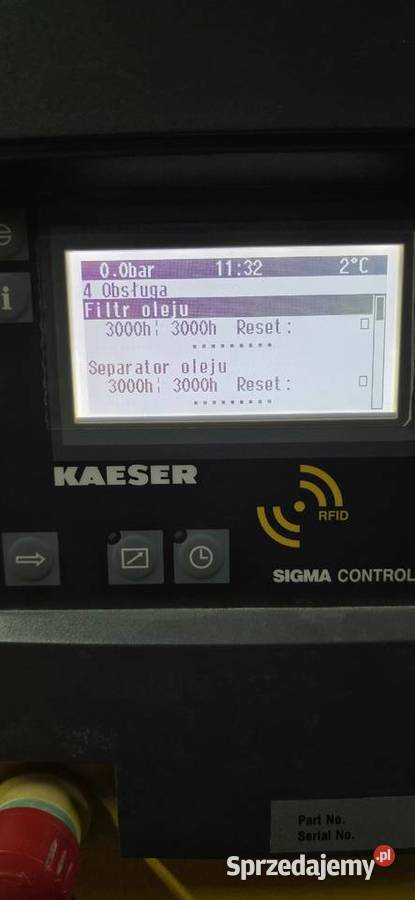 Kompresor śrubowy Kaeser SX6 2012 11bar Osuszacz dolnośląskie Jelcz-Laskowice