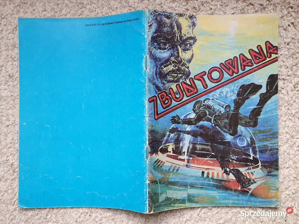 Zbuntowana komiks sf Zbigniew Kasprzak 1986 Gdynia