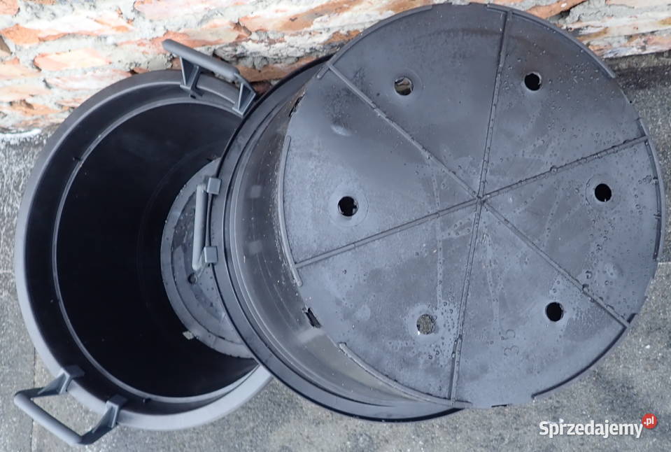 Doniczki 35L litrów SZEROKIE z uchwytami grube śląskie Siewierz