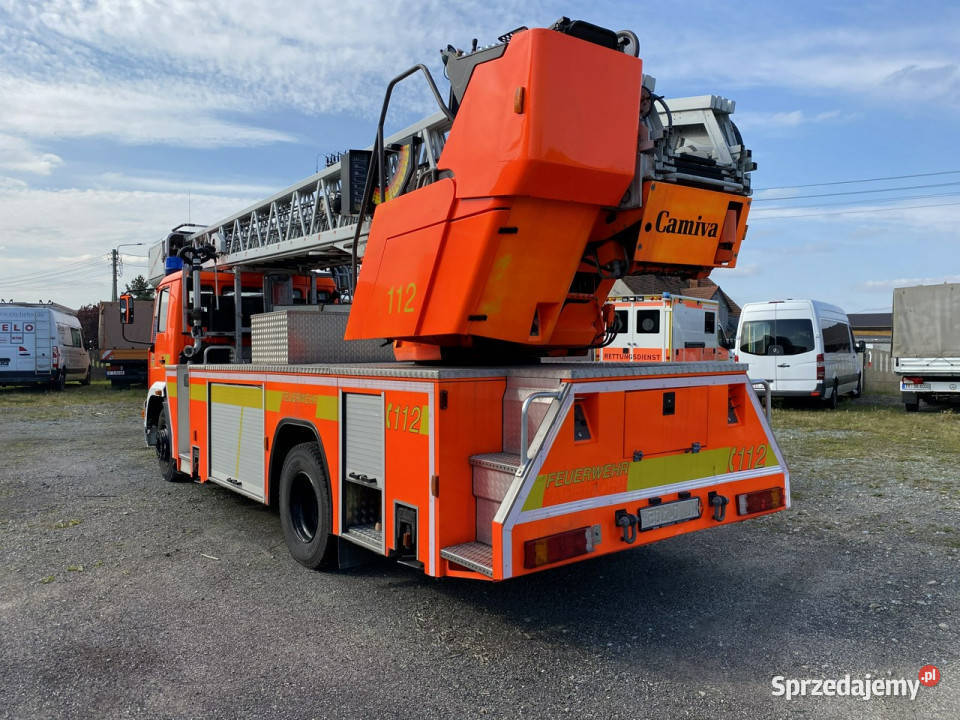 Man inny MAN 15264 Straż pożarna drabina MAN Syców