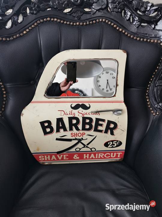 Barber Salon Unikalna Dekoracja Retro Vintage Łask