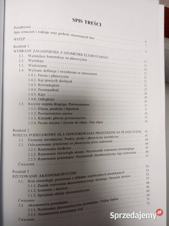 Geometria wykreślna antykwariat księgarnia Warszawa