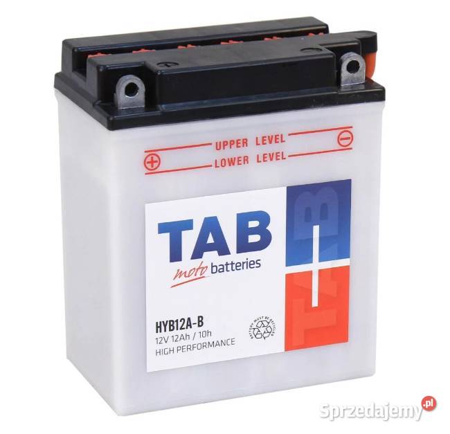 Akumulator motocyklowy TAB YB12AB HYB12AB 12V Grudziądz