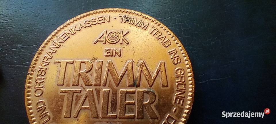 Stare monety 1 Trimm Taler 1984 Niemcy Lesko sprzedam
