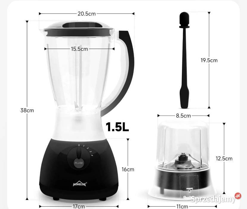 119 Blender z młynkiem do kawy 500 W Dom i Ogród Zabrze