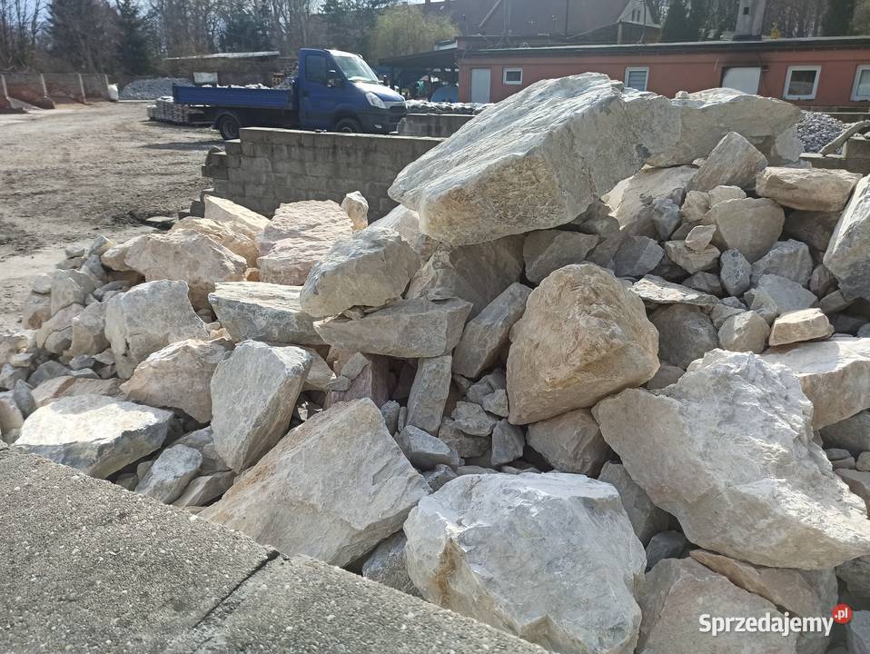 Głazy Kremowe Kamień Duży Głaz Biała Marianna Żwir i kamienie Jaworzno