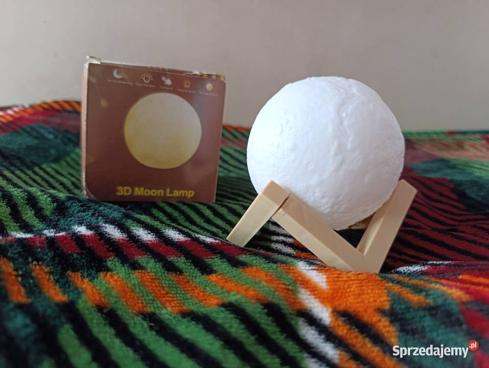Lampka księżyc lampka nocna 3D Moon Light Zamość
