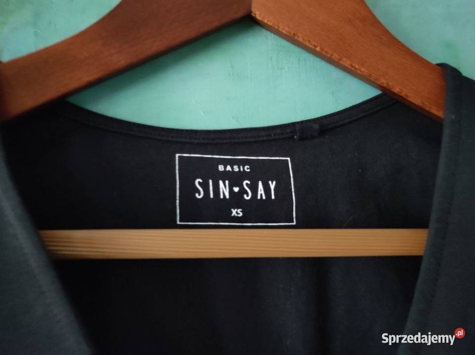 Sinsay basic body bluzka top koszulka z dekoltem Inny wzór Kielce sprzedam