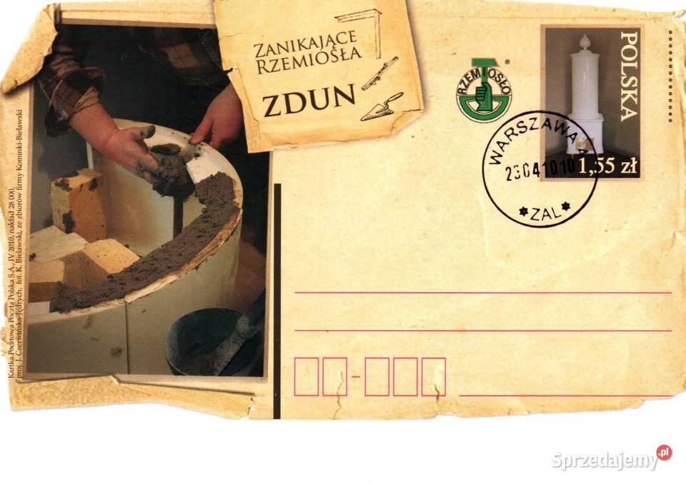 Całostki karty pocztowe 2008r 2010r Konin