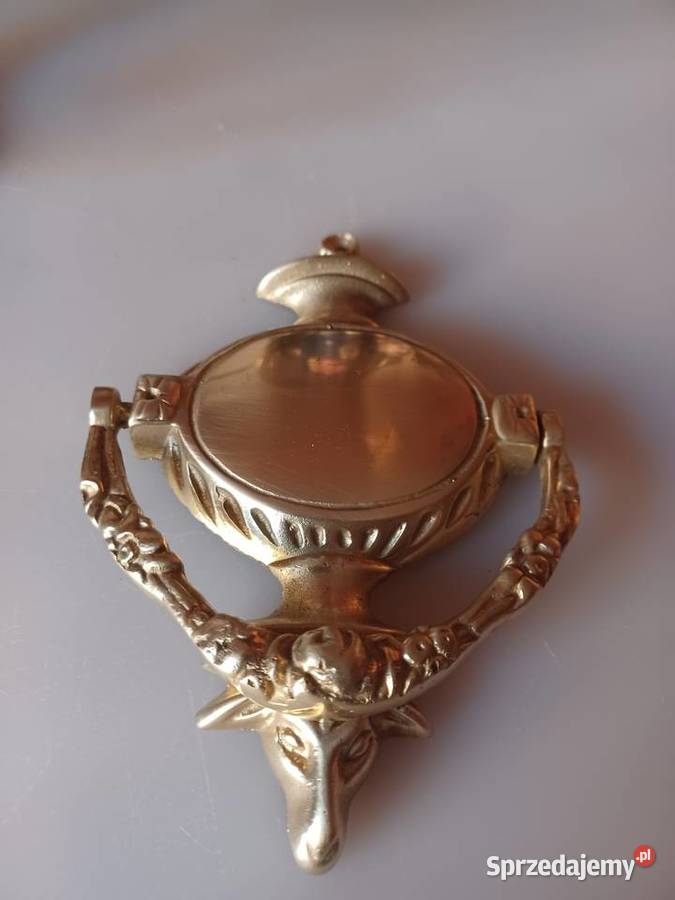 Piękna stara kołatka mosiężna wielkopolskie Poznań