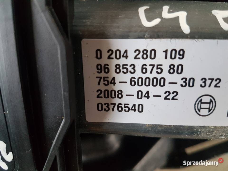 CITROEN C4 PICASSO HAMULEC RECZNY ELEKTRYCZNY Turek